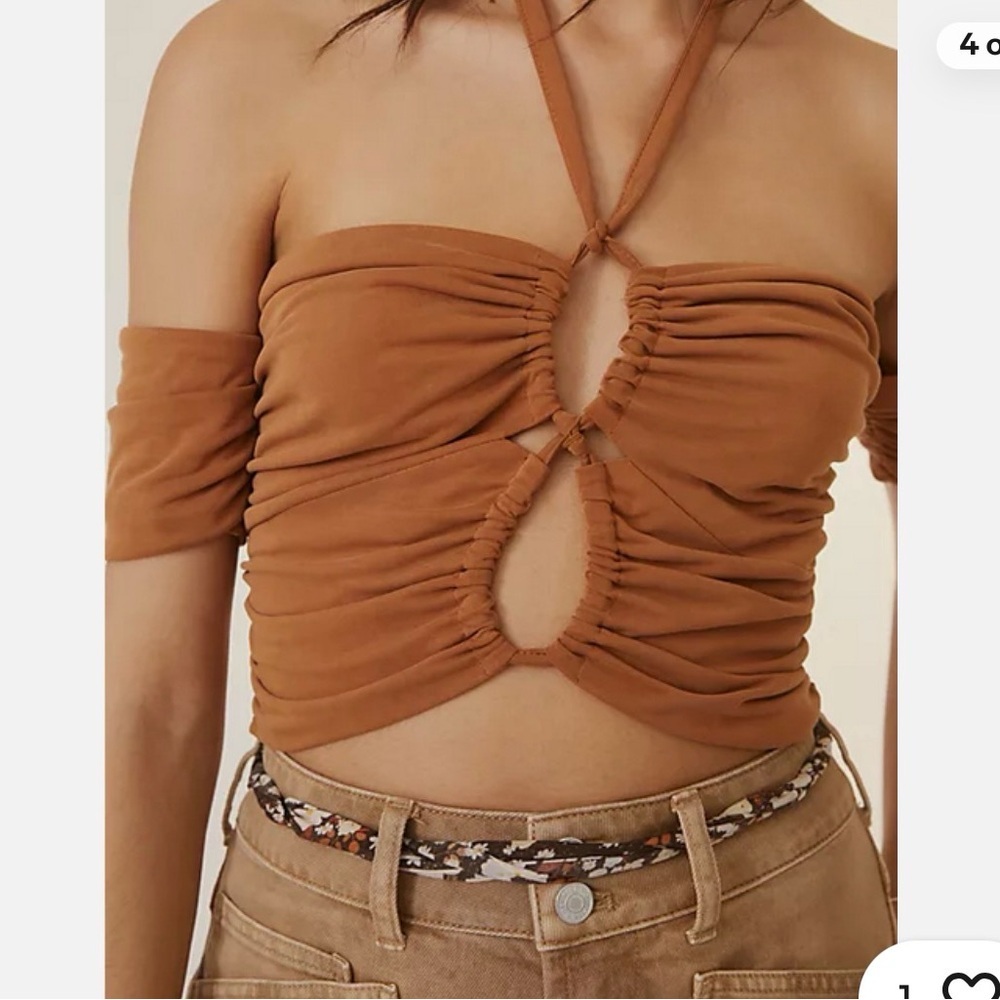 Anthropologie Sunday in Brooklyn Halter Crop Top